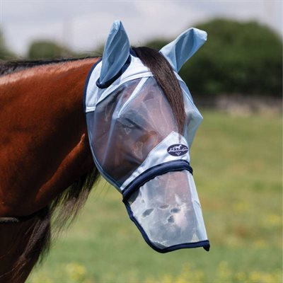 Masque à mouche avec nez Pro Choice bleu ciel