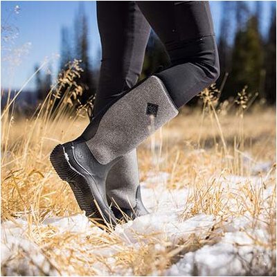 BOTTE MUCK FEMME HALE HERRI NOIR / GRIS