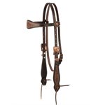 Browband headstall western floral