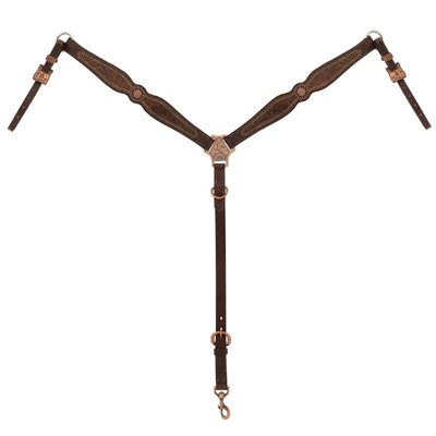 Breast collar western floral