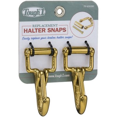 SNAP HALTER QUICK FIX BRASS