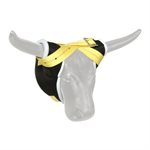 Green / black steer horn wrap