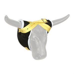 Green / black steer horn wrap