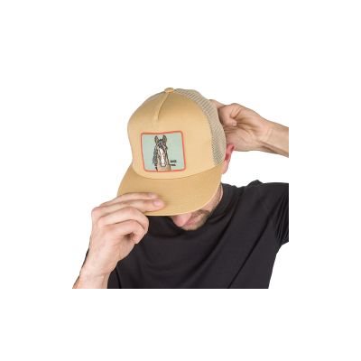 Casquette tan cheval