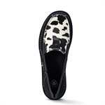 LADIES CRUISER ARIAT BLACK SUEDE / BALCK& WHITE HAIR