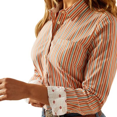 Chemise femme m / l malia stripe ariat