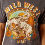 T shirt fem retro rodeo thunderstorm