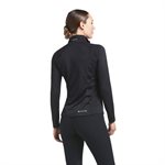 LADIES 1 / 4 ZIP BLACK SUNSTOPPER ARIAT SHIRT