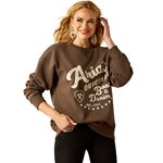 WOMENS CREW SWSHT BANYAN BARK ARIAT