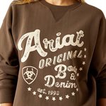 WOMENS CREW SWSHT BANYAN BARK ARIAT