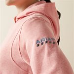 Hoodie femme rebar cropped rose Ariat
