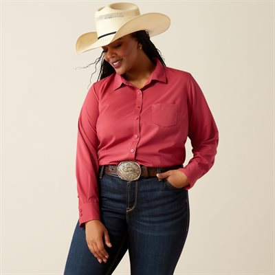 WOMENS PRO KIRBY RED SHIRT ARIAT
