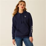 WOMENS HOODIE LOGO IRIS ARIAT