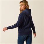 WOMENS HOODIE LOGO IRIS ARIAT
