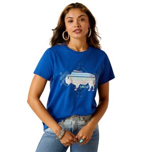 LADIES T SHIRT SURF THE WEB ARIAT