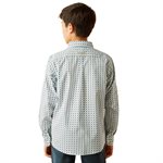 Chemise garcon m / l franklin Bleu / brun Ariat