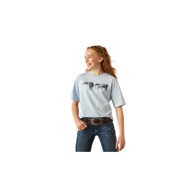 T-Shirt Ariat Born to Farm pour fillette