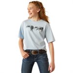 T-Shirt Ariat Born to Farm pour fillette