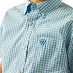 Chemise garcon m / c pro sloane bleu Ariat