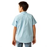 Chemise garcon m / c pro sloane bleu Ariat