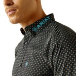 Chemise homme m / l team abel Noir / bleu Ariat