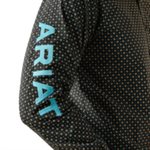 Chemise homme m / l team abel Noir / bleu Ariat
