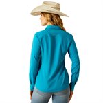 chemise femme kirby pro bleu ariat