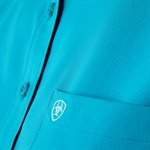 chemise femme kirby pro bleu ariat