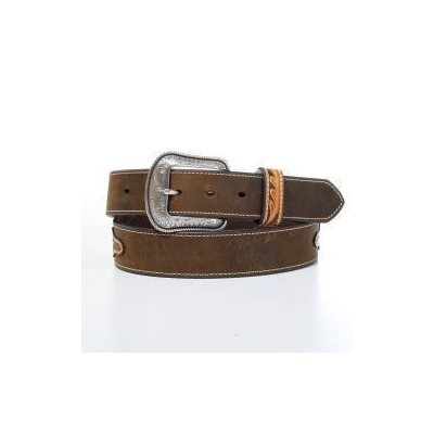 Ceinture cactus floral brun