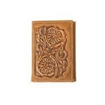 Porte-feuille 3D embossé fleuri