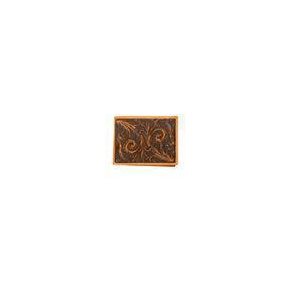 Tan embossed bifold men