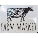 FARMER MARKET COW SIGN