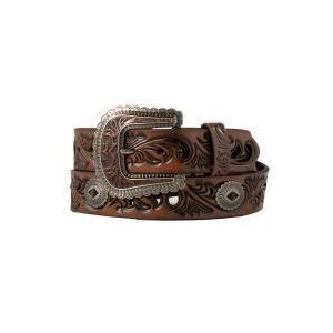 Angel ranch belt with concho