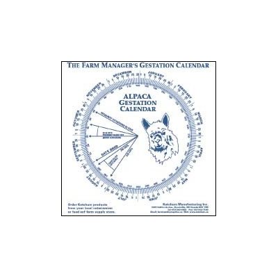 GESTATION CALENDAR ALPACA