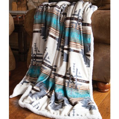 LONE MOUNTAIN PLUSH THROW